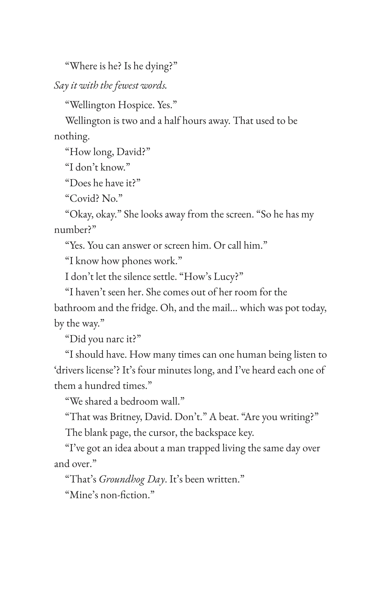 Book page 8 of Never Interrupt a Good Sports Story