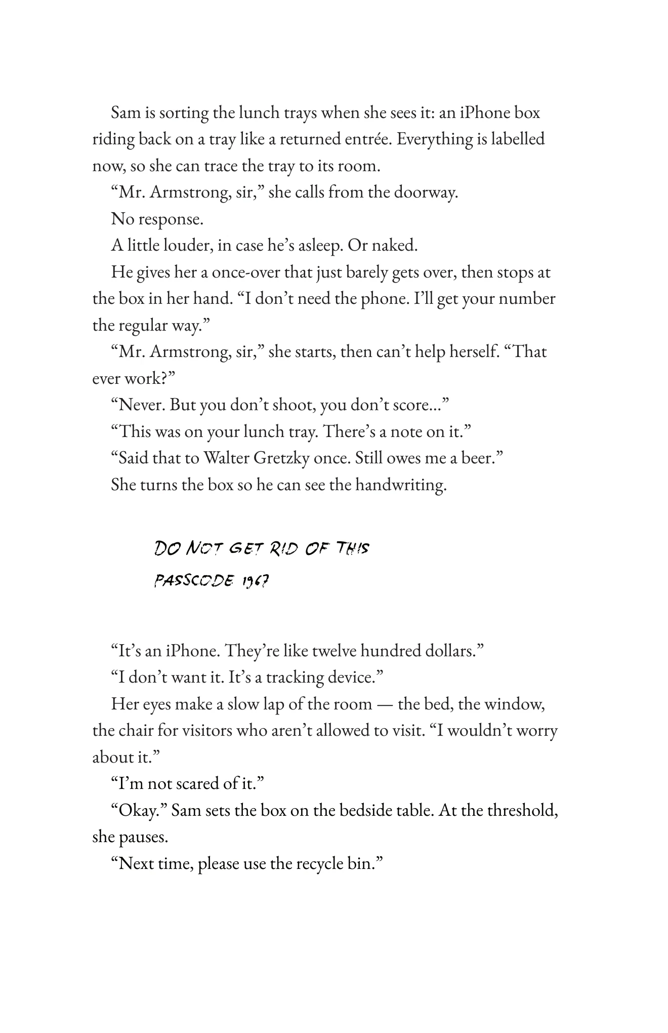 Book page 10 of Never Interrupt a Good Sports Story