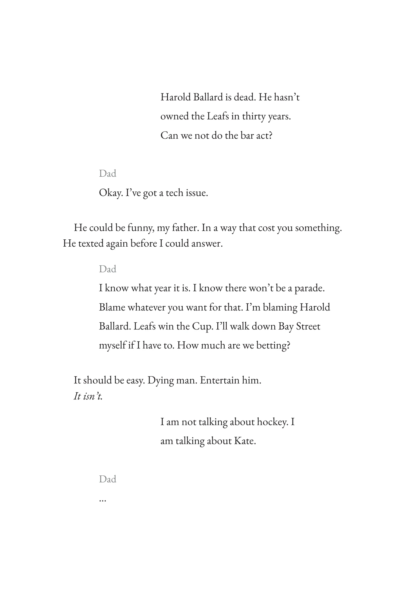 Book page 15 of Never Interrupt a Good Sports Story