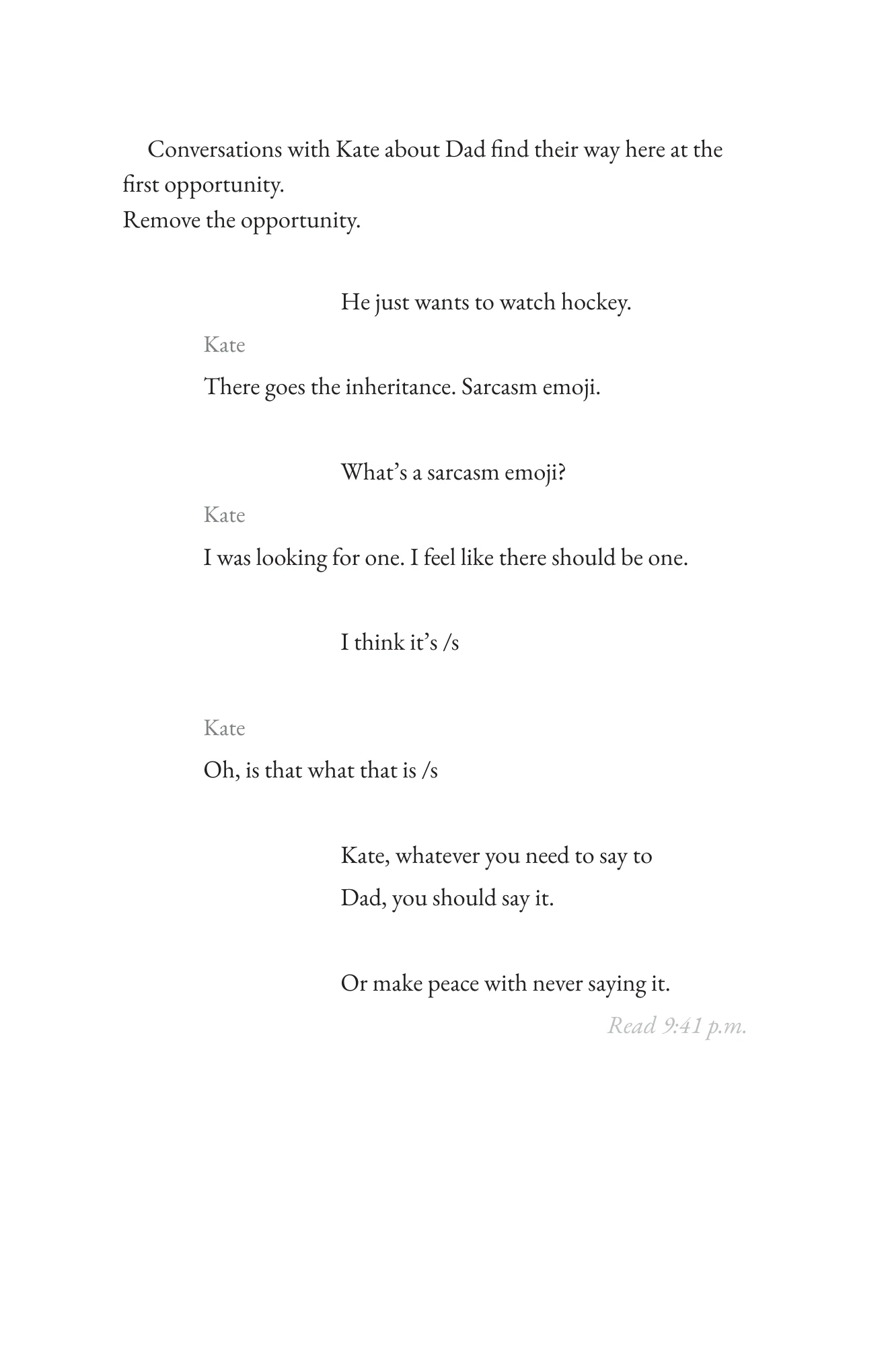 Book page 20 of Never Interrupt a Good Sports Story