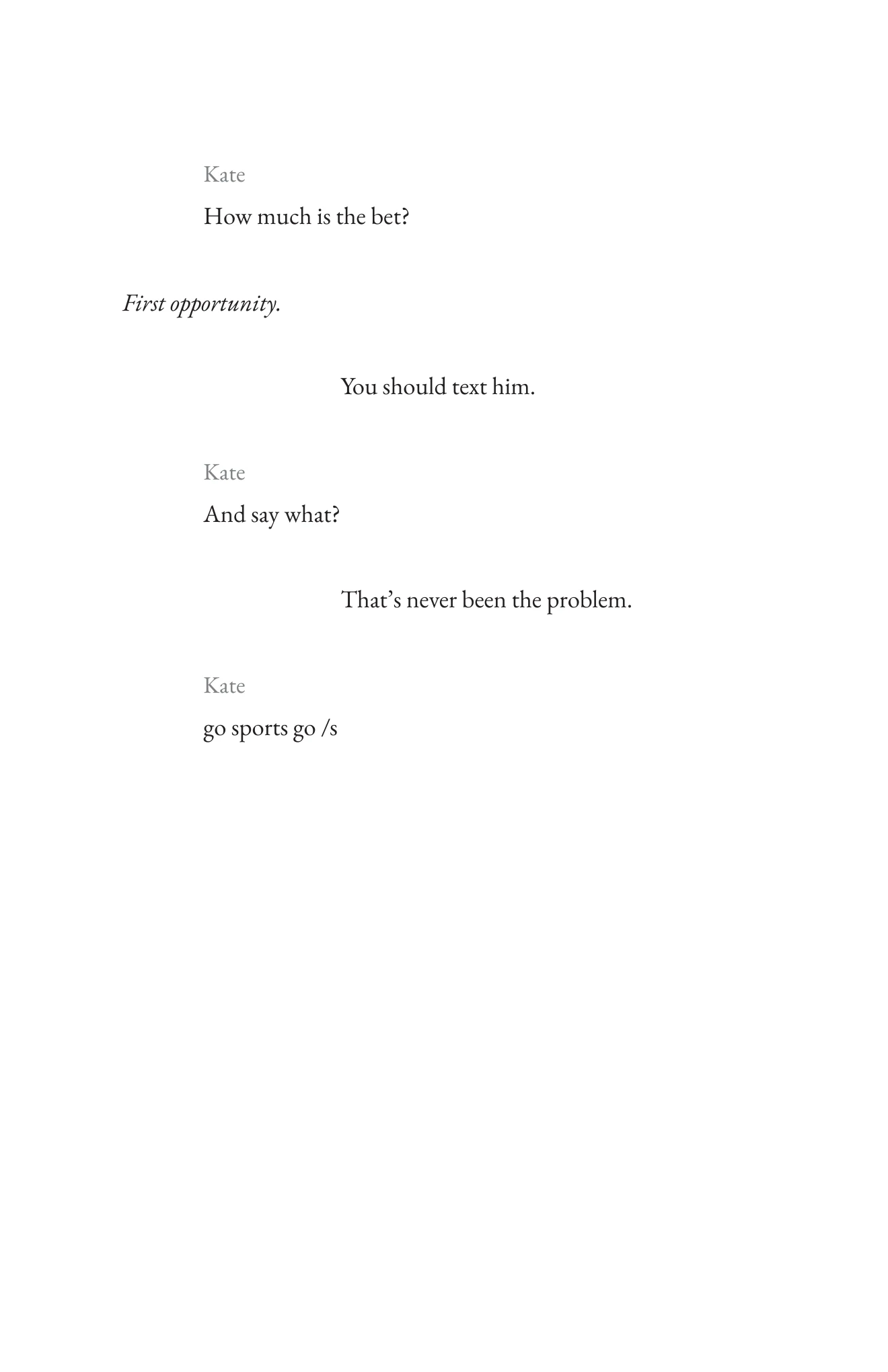 Book page 28 of Never Interrupt a Good Sports Story