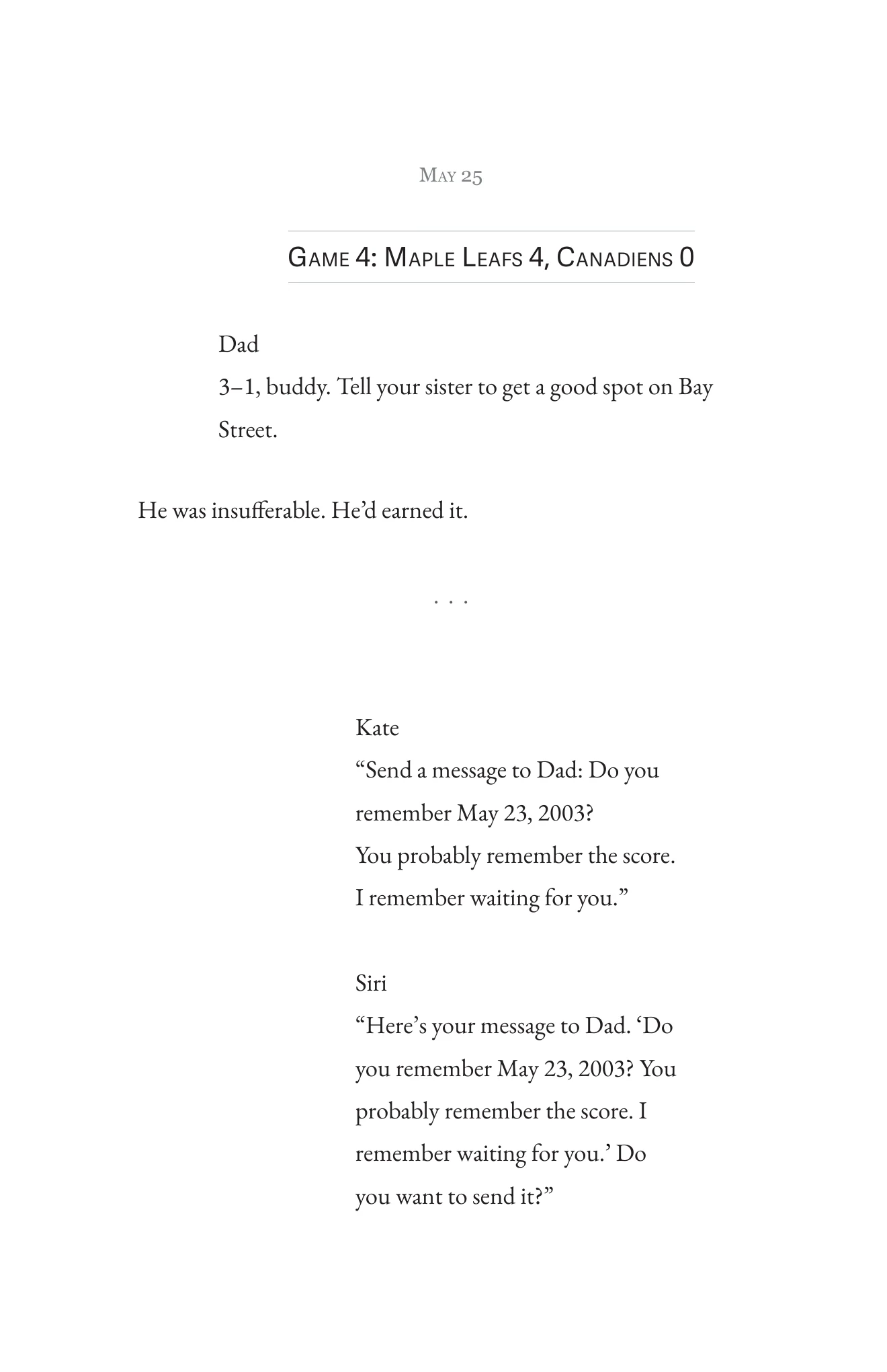 Book page 31 of Never Interrupt a Good Sports Story