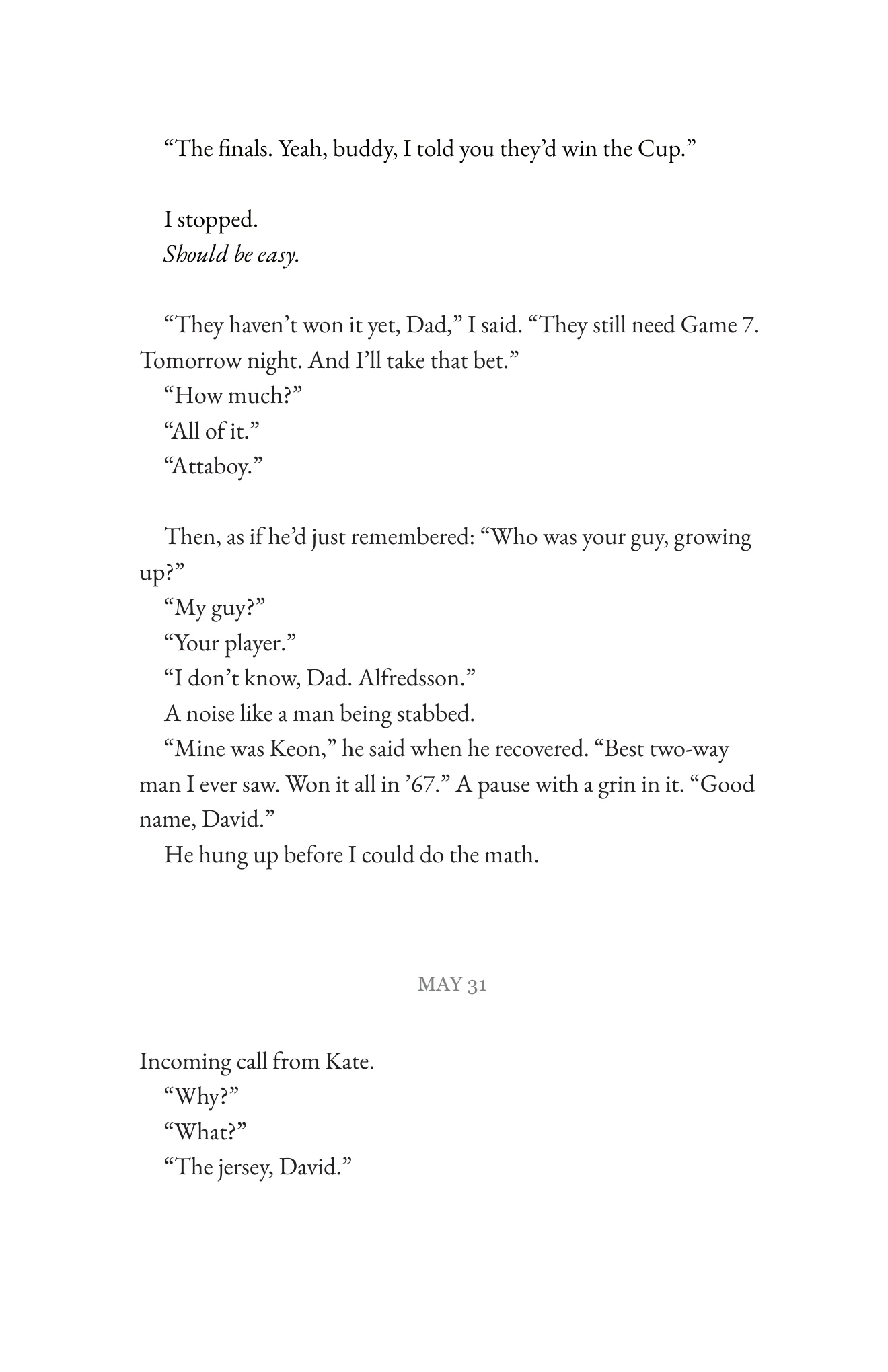Book page 37 of Never Interrupt a Good Sports Story