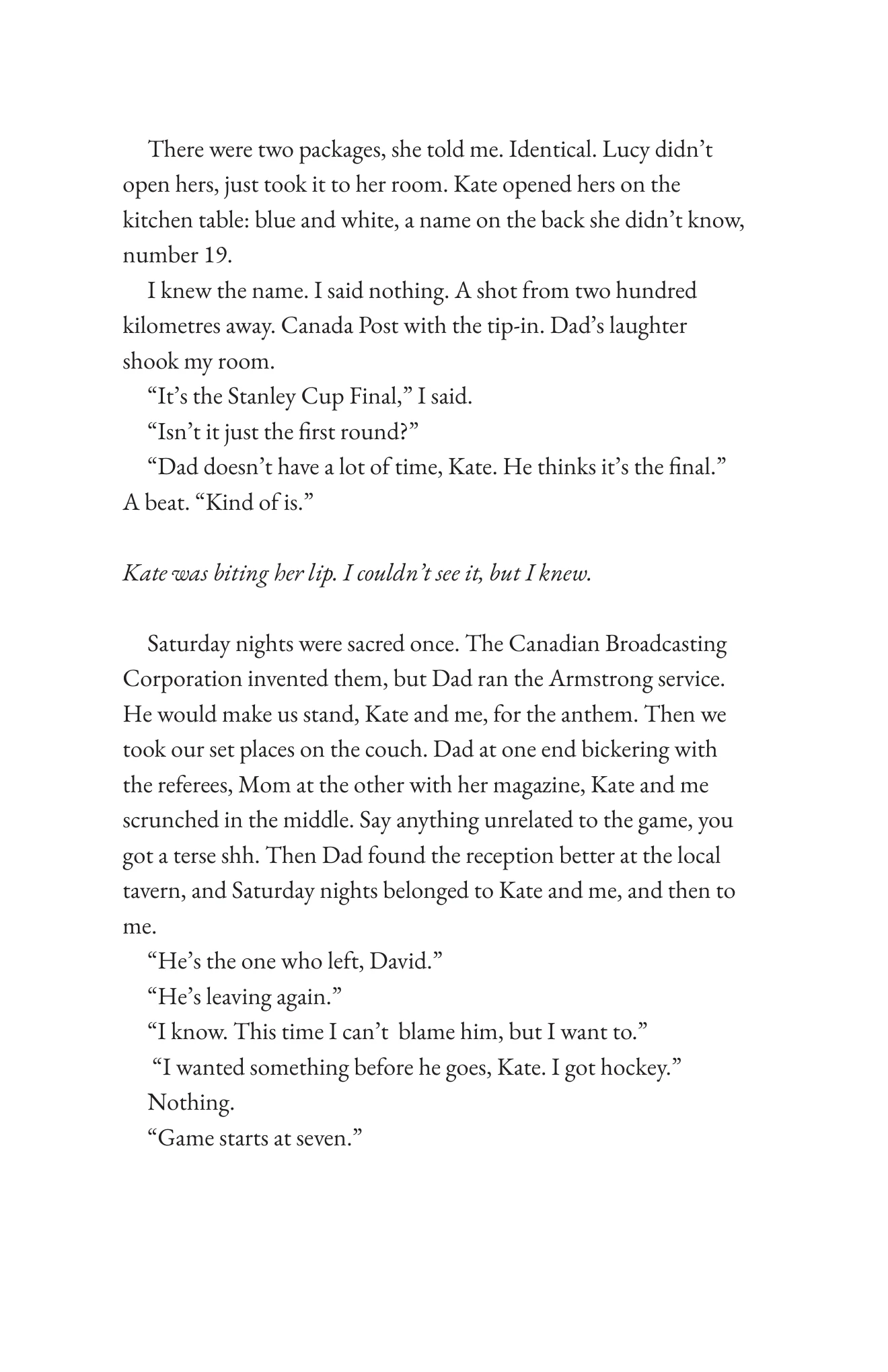Book page 38 of Never Interrupt a Good Sports Story