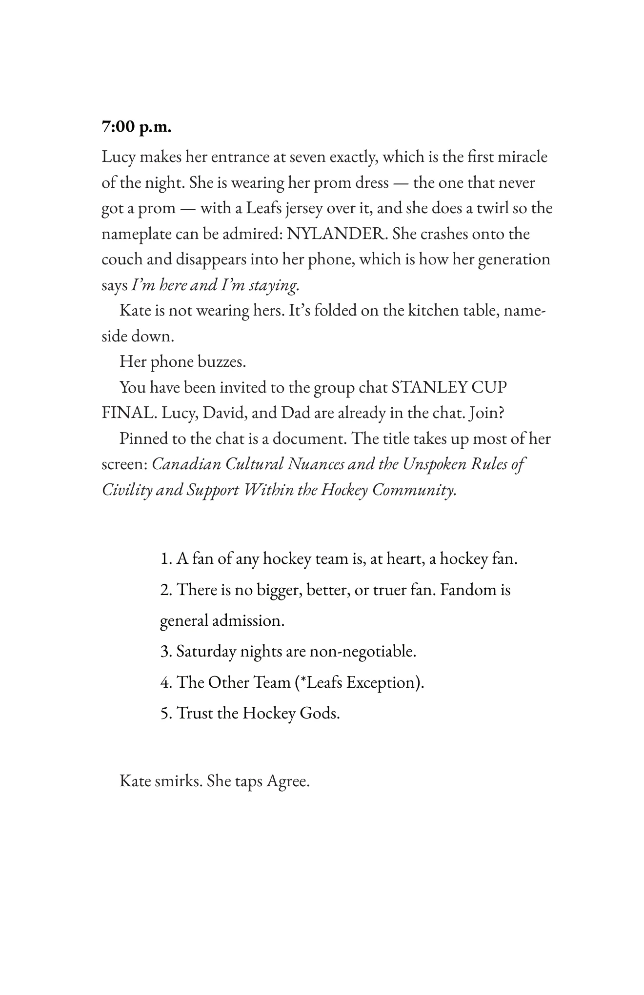 Book page 41 of Never Interrupt a Good Sports Story