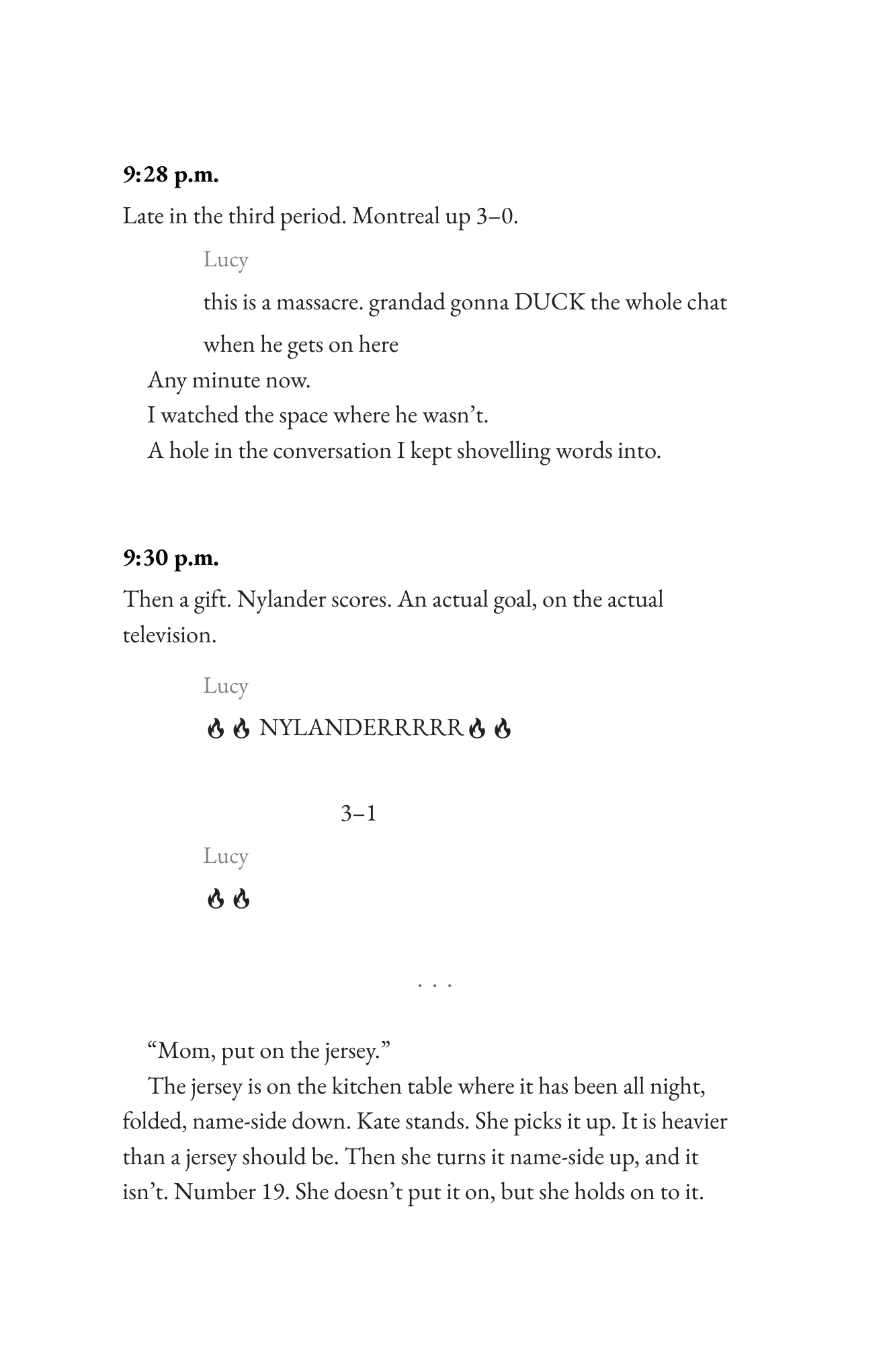 Book page 44 of Never Interrupt a Good Sports Story
