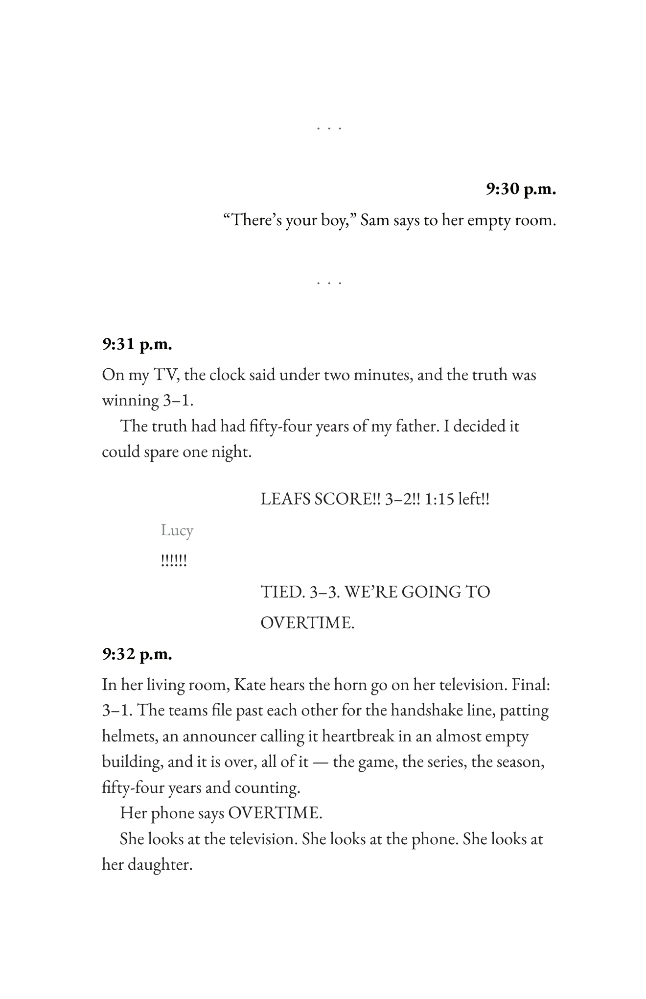 Book page 45 of Never Interrupt a Good Sports Story
