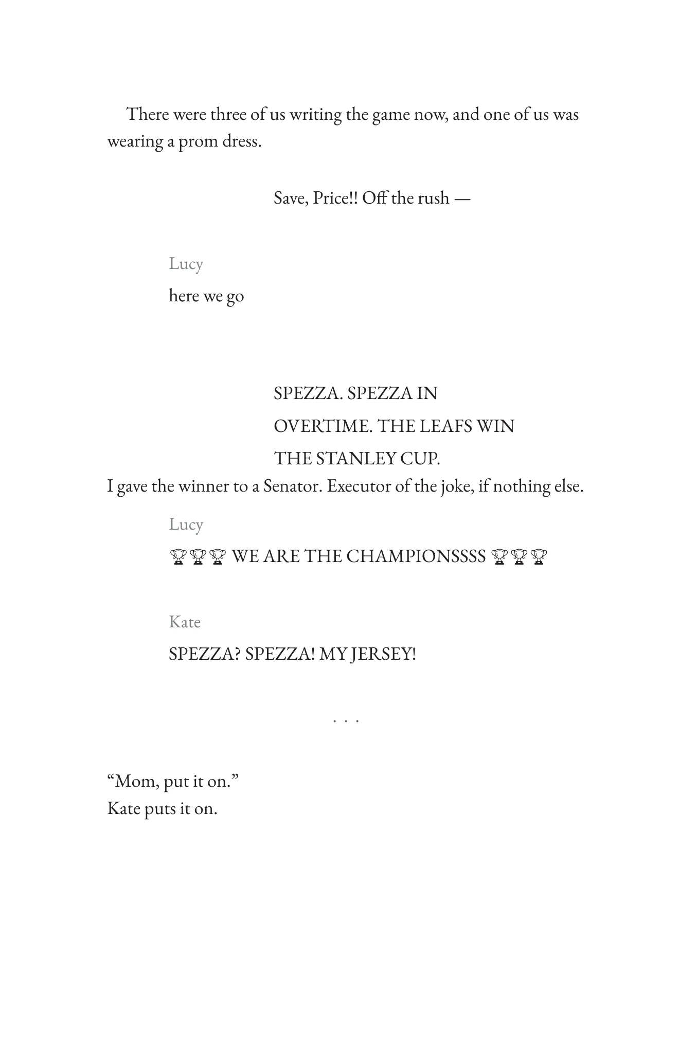 Book page 47 of Never Interrupt a Good Sports Story