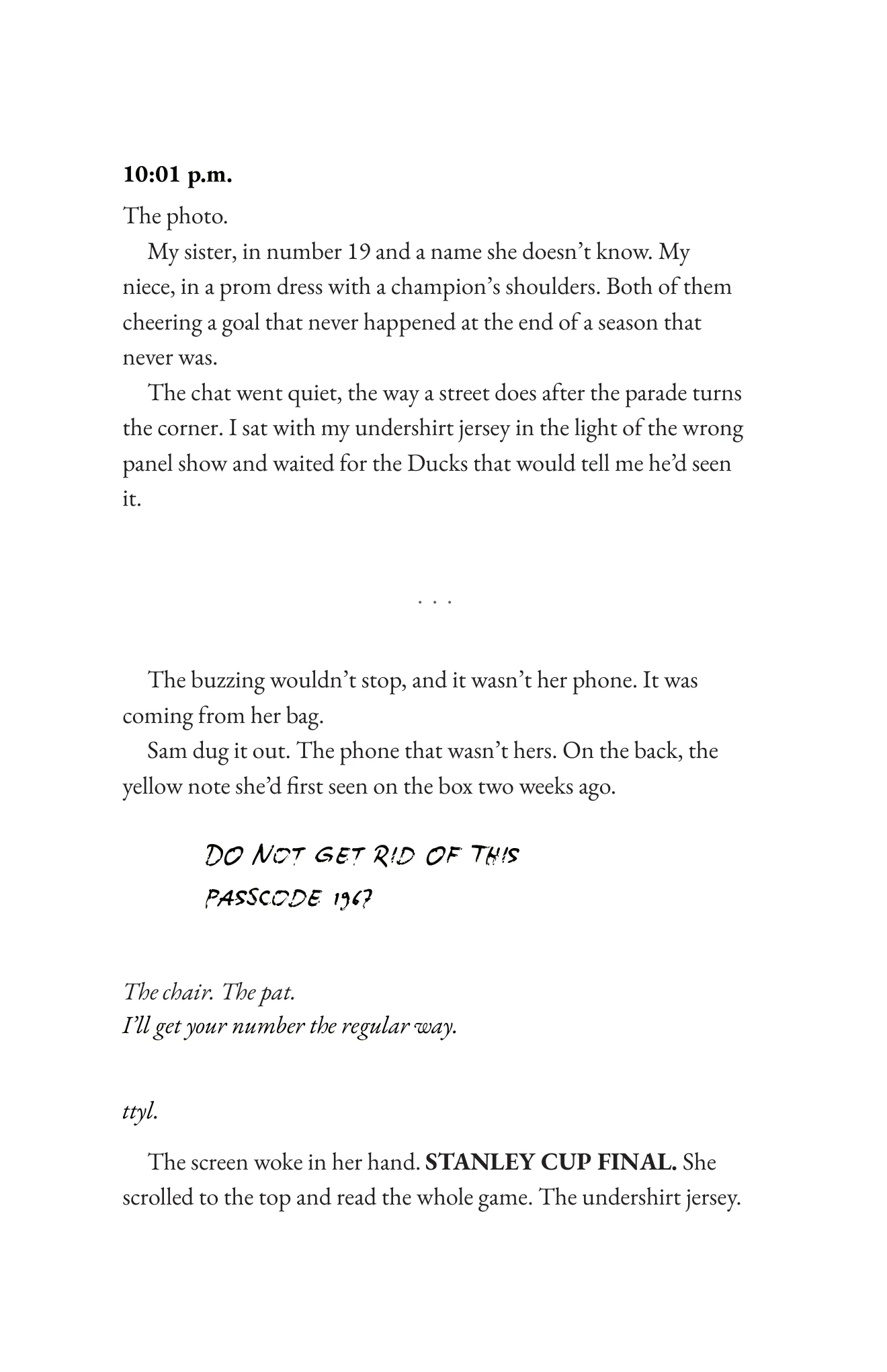 Book page 48 of Never Interrupt a Good Sports Story